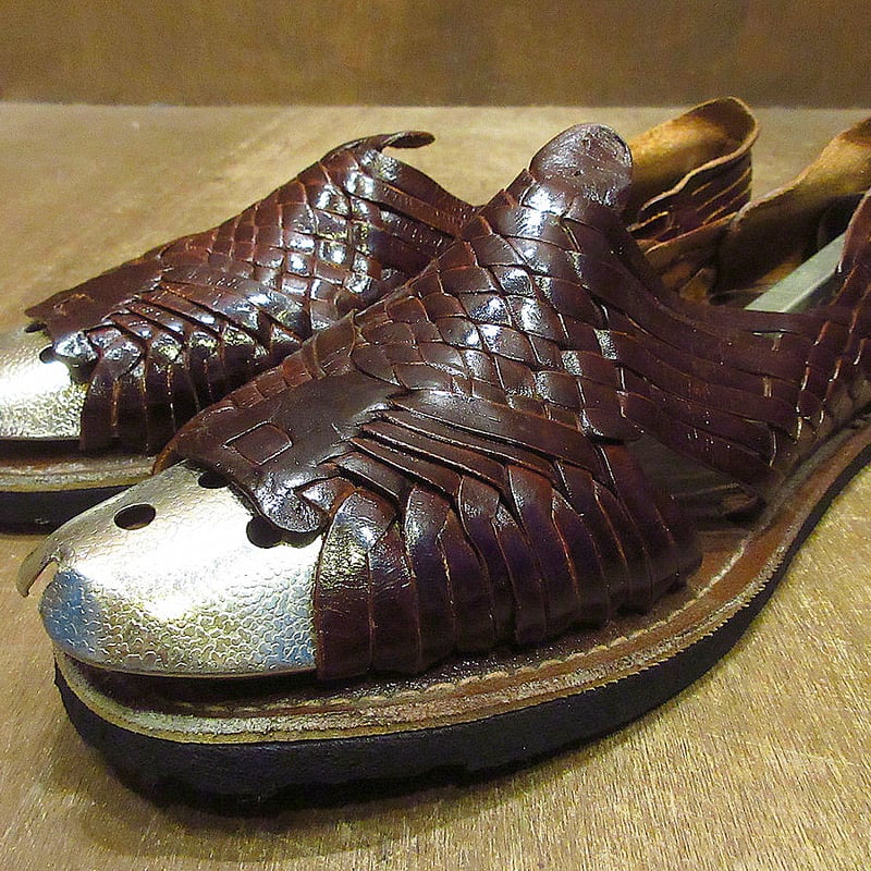 ビンテージ○DEADSTOCK GALVEZタイヤソール編み込みレザー ビンテージ○DEADSTOCK GALVEZタイヤソール編み込みレザー