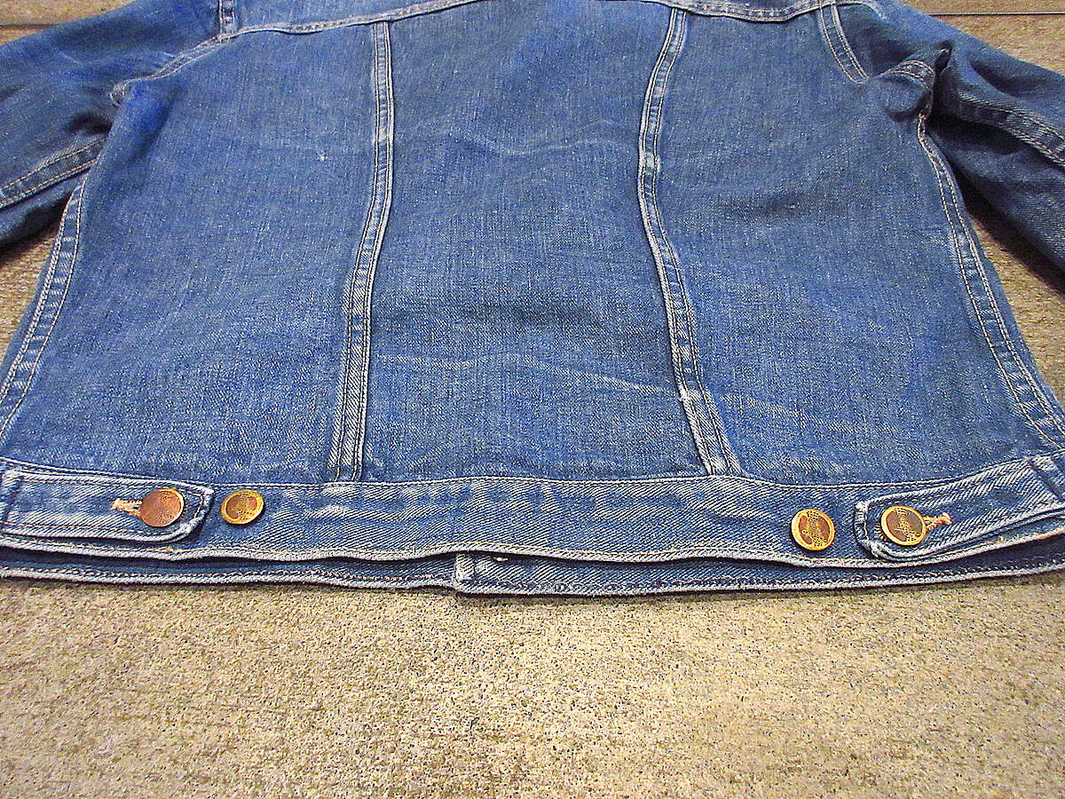 ビンテージ60's70's○Wrangler 124MJデニムジャケットsize 40
