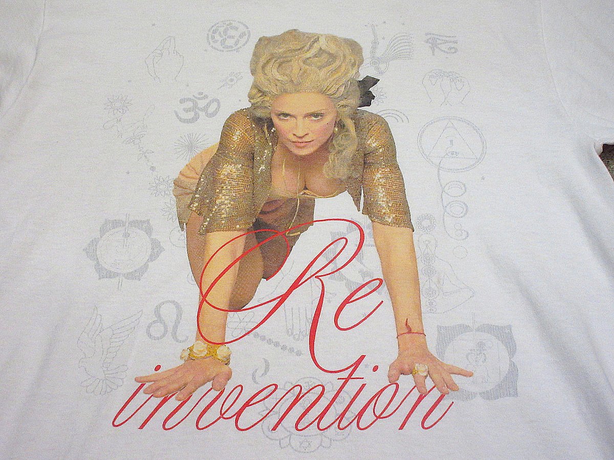 ビンテージ2000's○MADONNA 2004年ワールドツアーTシャツ白size