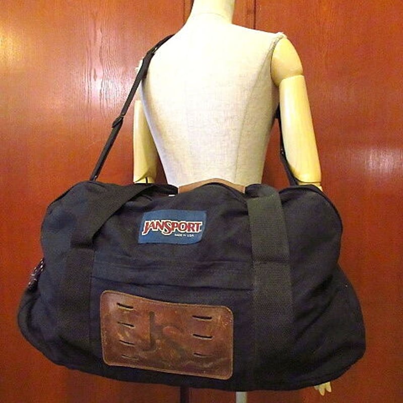 MADE IN U.S.A. JANSPORTナイロンボストンバッグ黒○201020s8-ba MADE IN U.S.A. JANSPORTナイロンボストンバッグ黒○201020s8-ba
