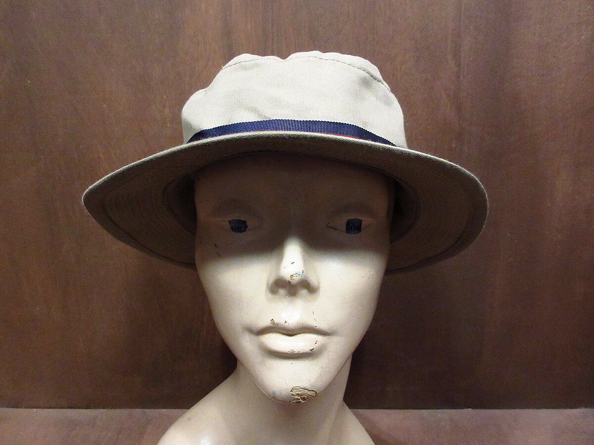 ビンテージ70's80's○BROOKS BROTHERS ロールアップハット L○21072