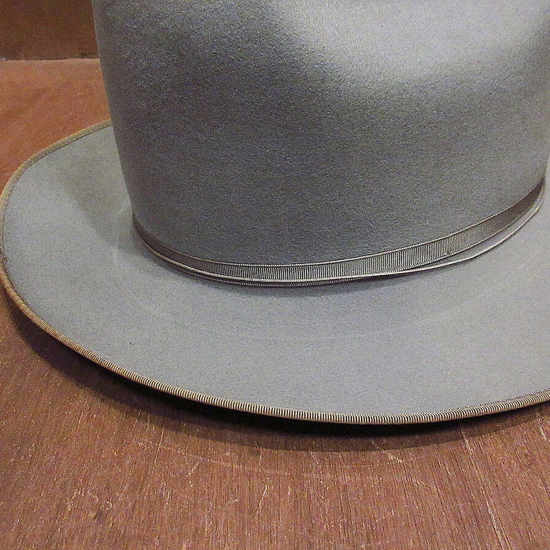 ビンテージ50's○STETSON OPEN ROADフェドラハットグレーsize 7 ビンテージ50's○STETSON OPEN ROADフェドラハットグレーsize 7
