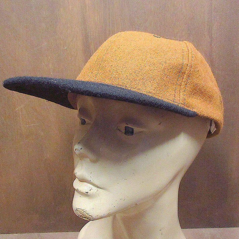 ビンテージ90s○DEADSTOCK OTTO CAP 6パネルツートーンフェルト 