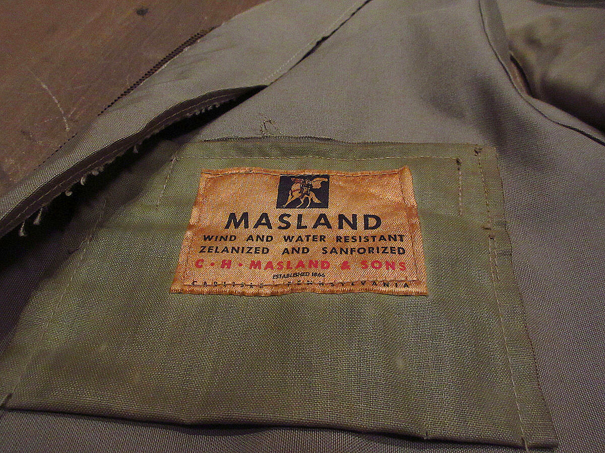 ビンテージ40's○MASLANDフィッシングベスト○210520n4-m-vsアウトドア
