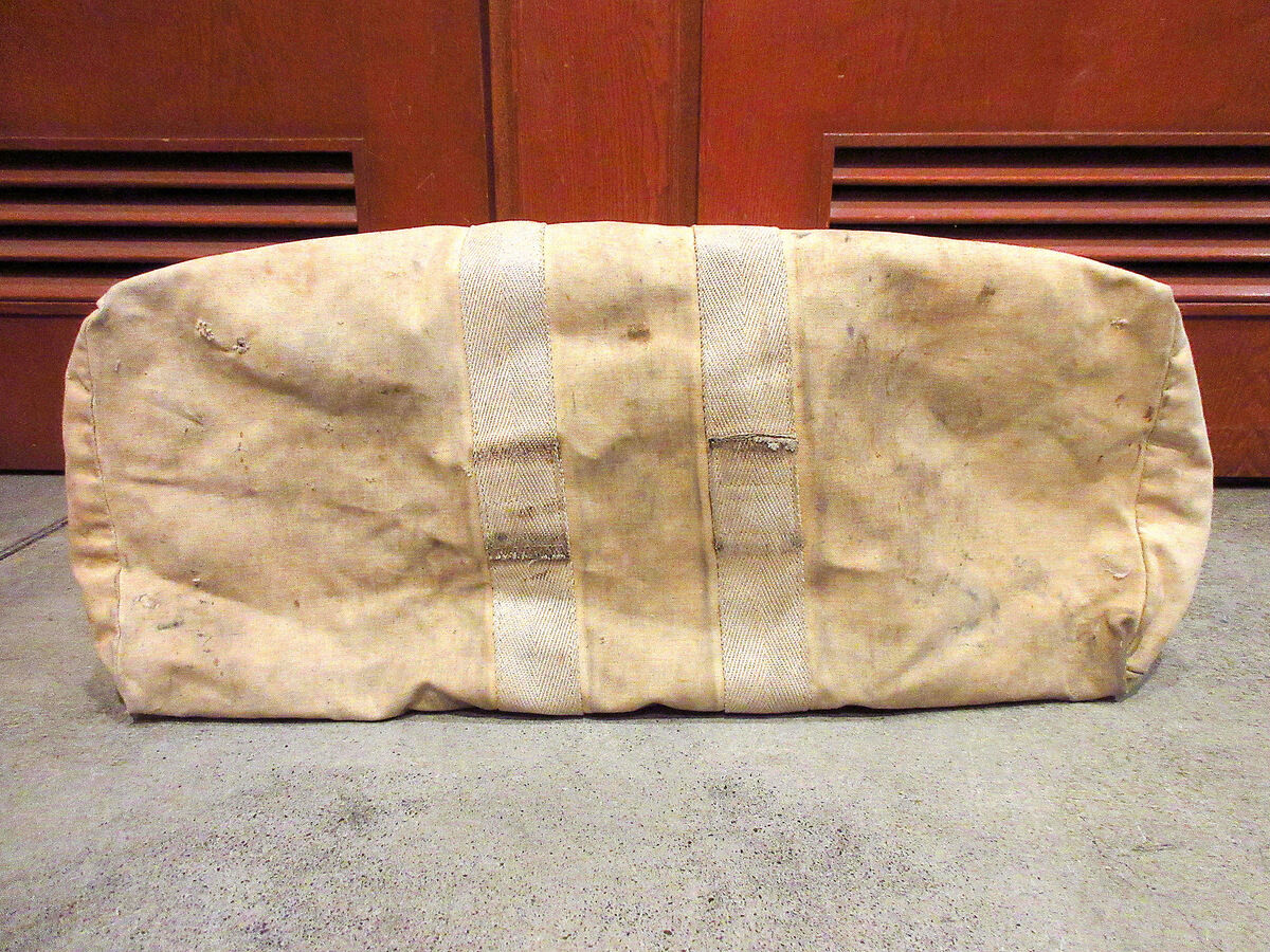 ビンテージ40's○U.S.NAVYパラシュートバッグトラベリングバッグ