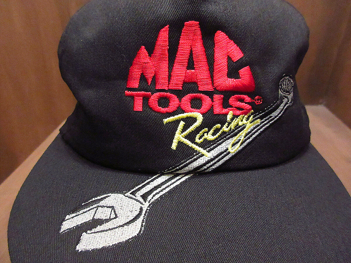 MAC TOOLS キャップ SWINGSTER マックツール ビンテージ 帽子 ビンテージ○Swingster MAC TOOLS Racingスナップバックキャップ
