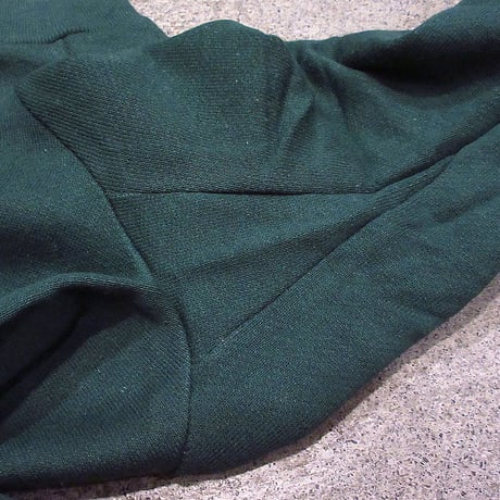 ビンテージ70's80's●DEADSTOCK Healthknitラグランスウェット緑size S●240530i3-m-swsデッドストックトレーナーブルー無地プレーン
