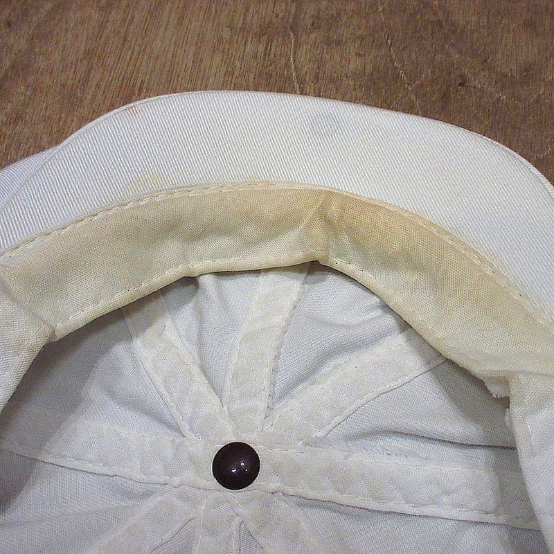 ビンテージ70's○DORFMAN PACIFIC 8パネルコットンキャスケット白size M