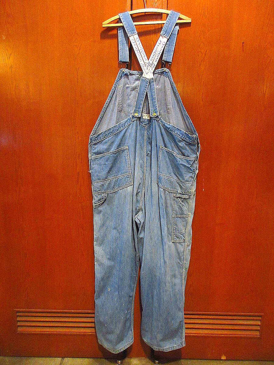 OSHKOSH / 60s デニムオーバーオール 古着 60年代 オシュコシュ Osh kosh デニムオーバーオール USA製