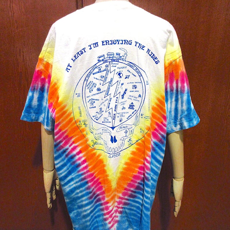 ビンテージ90's○Deadheadland GREATFUL DEADタイダイTシャツsiz