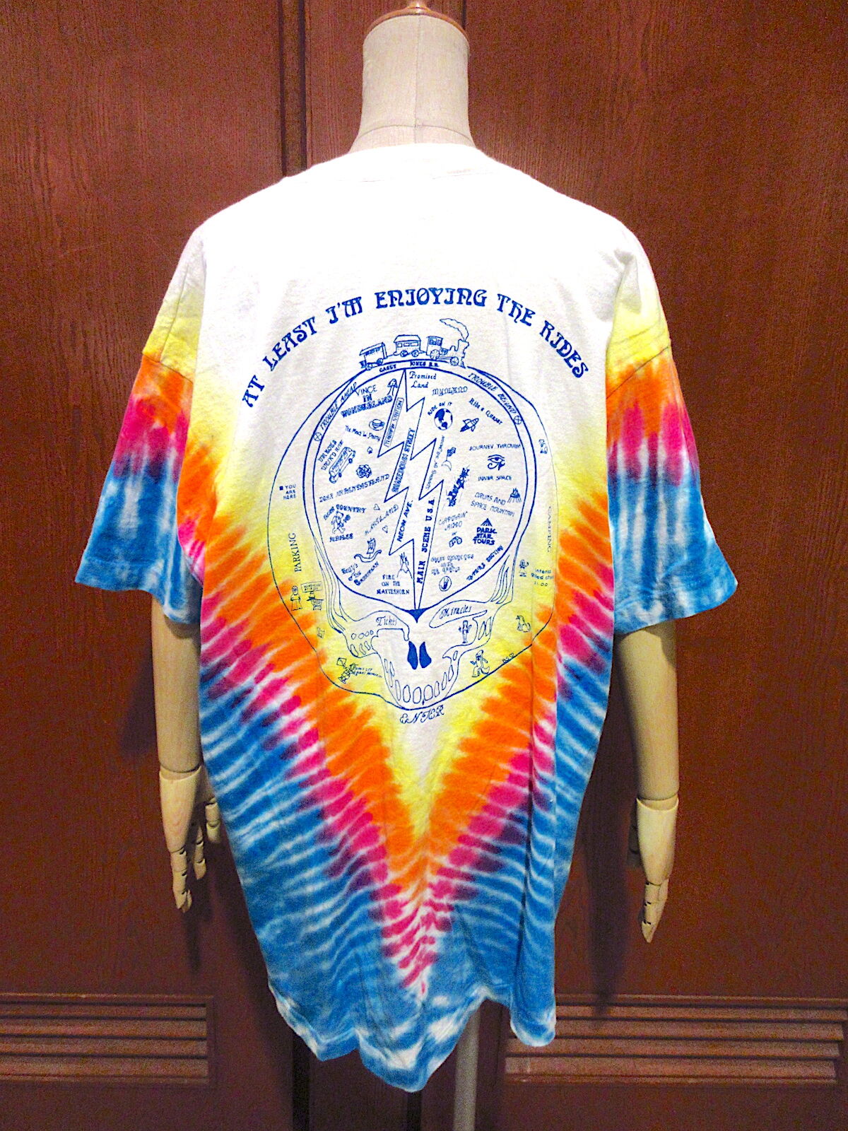 ビンテージ90's○Deadheadland GREATFUL DEADタイダイTシャツsiz