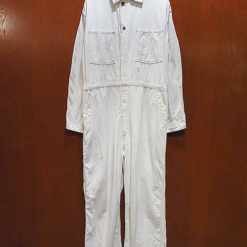 ビンテージ50's60's○Carhartt HBT生成りオールインワンsize 44 ビンテージ50's60's○Carhartt HBT生成りオールインワンsize 44
