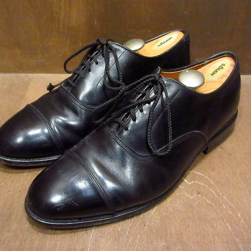 ビンテージ○Allen Edmonds Park Avenue ストレートチップシューズ黒 S...