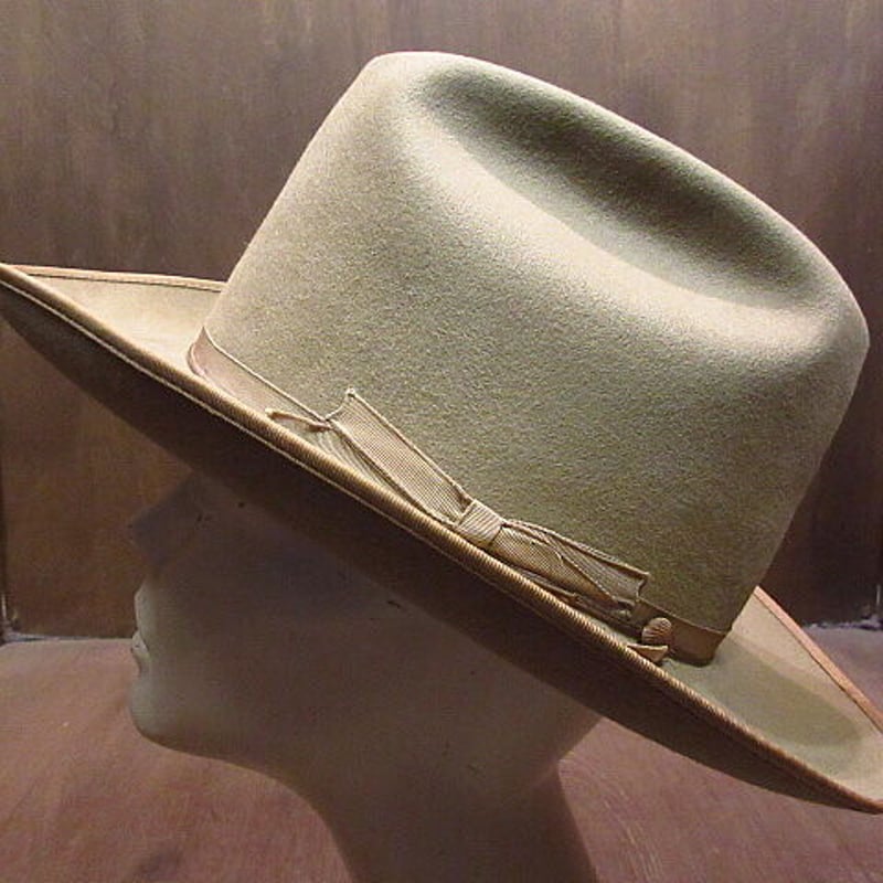 ビンテージ50's○箱付きSTETSON ”OPEN ROAD”フェドラハット7 1/8○21