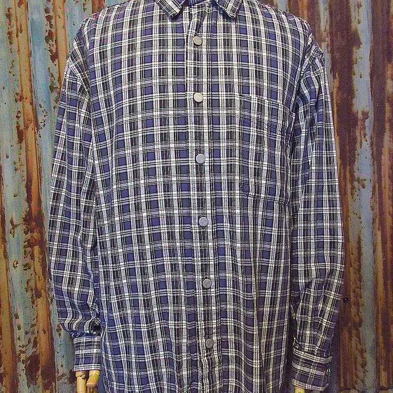 エディーバウアー EDDIE BAUER チェック ウール コート size M エディーバウアー EDDIE BAUER チェック ウール コート size M