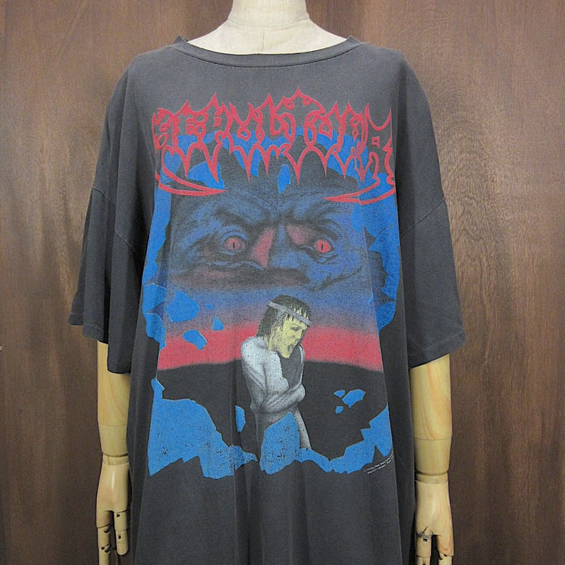 ビンテージ90's○SEPULTURA SCHIZOPHRENIAプリントTシャツ黒size