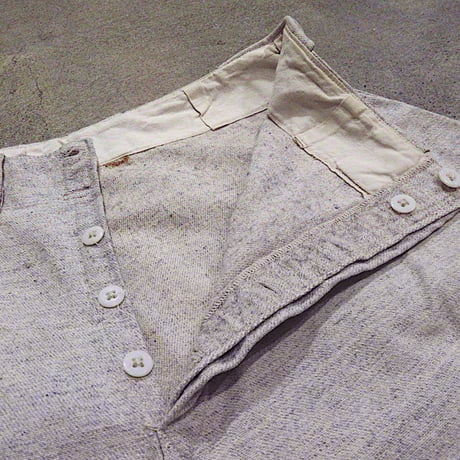 ビンテージ40’s●ウールベースボールパンツグレー実寸W80cm●250301m1-m-pnt-ot-w31野球アスレチックメンズ古着