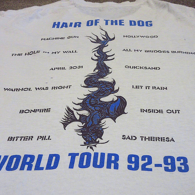 80's WARRANT バンドTシャツ 古着 ヴィンテージ ビンテージ90's○WARRANT 1992年-1993年ワールドツアーTシャツ白size X