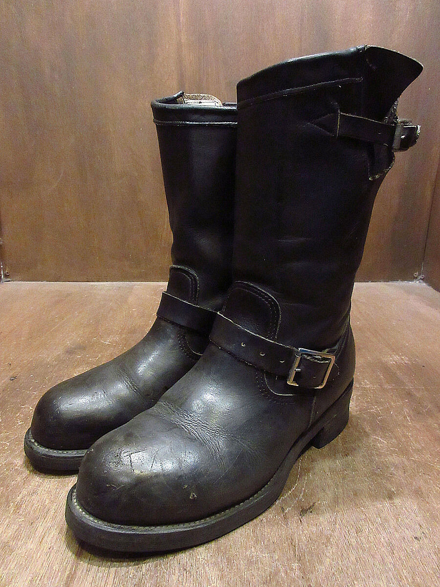 ビンテージ90's○CHIPPEWAスチールトゥエンジニアブーツ黒size 7 ビンテージ90's○CHIPPEWAスチールトゥエンジニアブーツ黒size 7