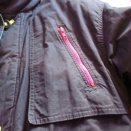 ビンテージ90's●CUBEレディースマルチカラー中綿ジャケットsize M●250212b3-w-jk-dwn1990'sアウター古着