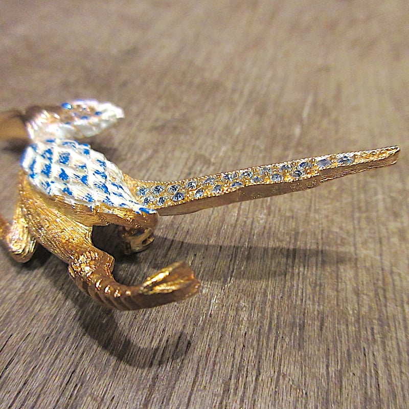 ビンテージ○ゴールドトーンブローチ&バードモチーフブローチ2点セット