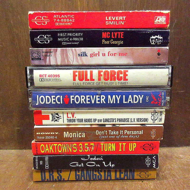 ビンテージ○HIPHOP R＆B等カセットテープ10点セットジャンク