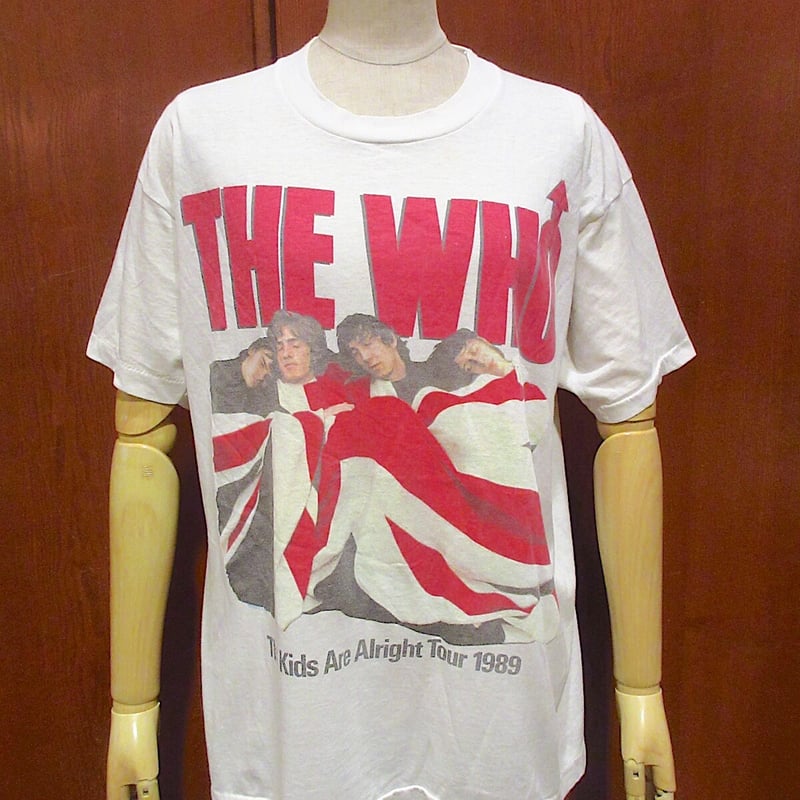 ビンテージ80's○THE WHO The Kids Are Alright Tour 198