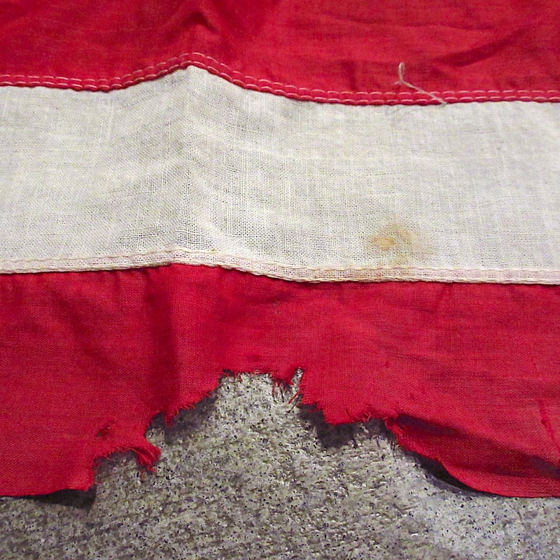 ビンテージ40's50's○48星アメリカ星条旗size約292cm ×約44cm○24051