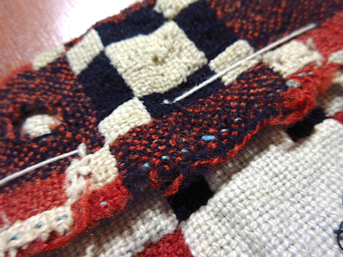 antique vintage ヒマラヤウールブランケット①