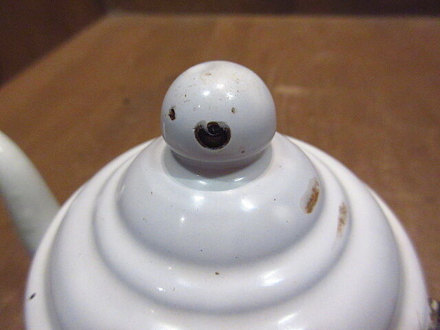 ビンテージ○ホーローケトル白○210128n8-otdeqp ポットアメリカン雑貨