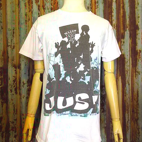 ビンテージ90’s●NIKE JUST DO IT 両面プリントTシャツ白size M●240723k1-m-tsh-ot 1990sナイキバスケットボールバスケ