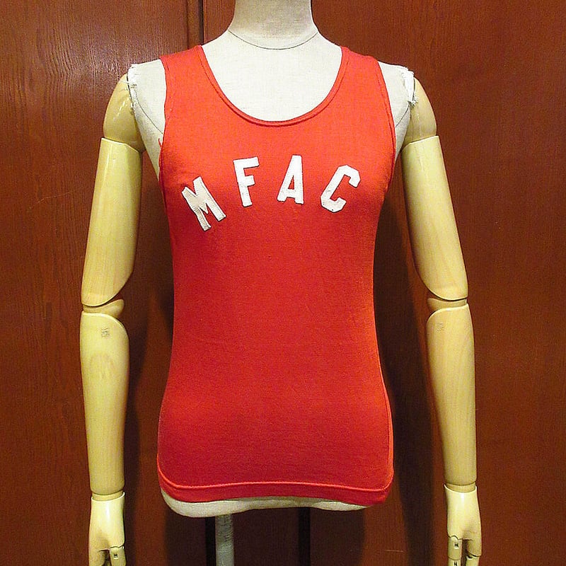 ビンテージ60's○elcoボーイズアスレチックタンクトップ赤size L