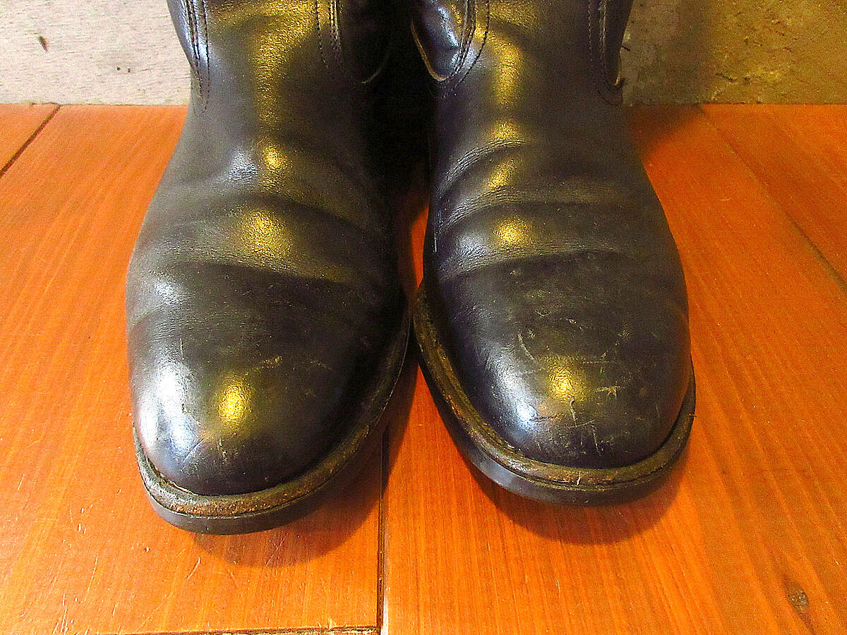 ビンテージ70's80's○HY-TESTエンジニアブーツ黒size 10D○230915k7
