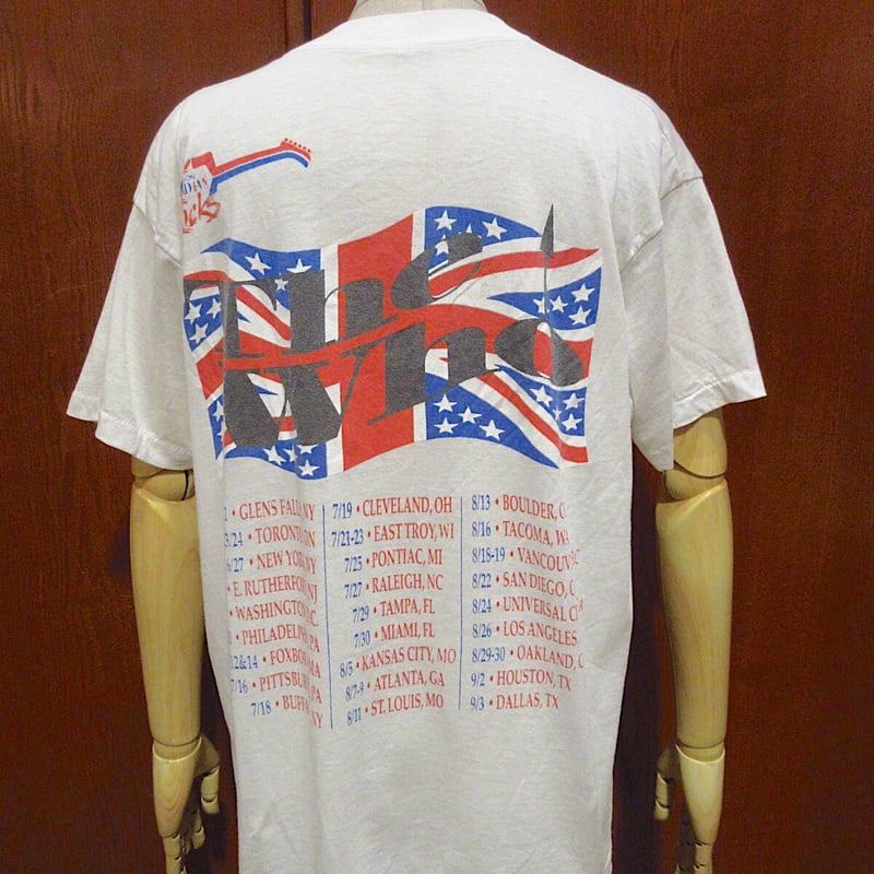ビンテージ80's○THE WHO The Kids Are Alright Tour 198