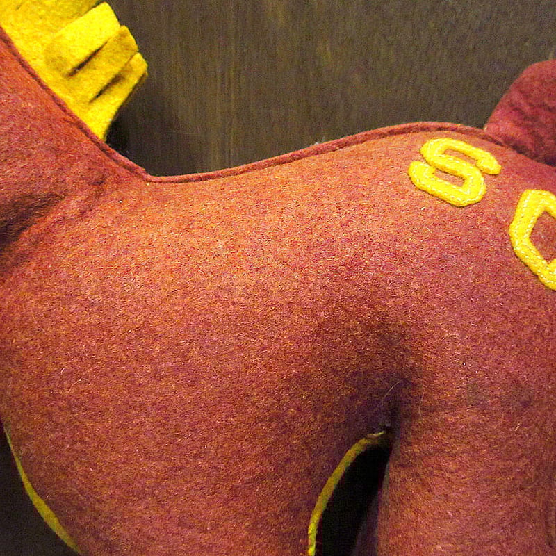 ビンテージ-60's○SCカレッジマスコットドール○220912k5-doll1950s196