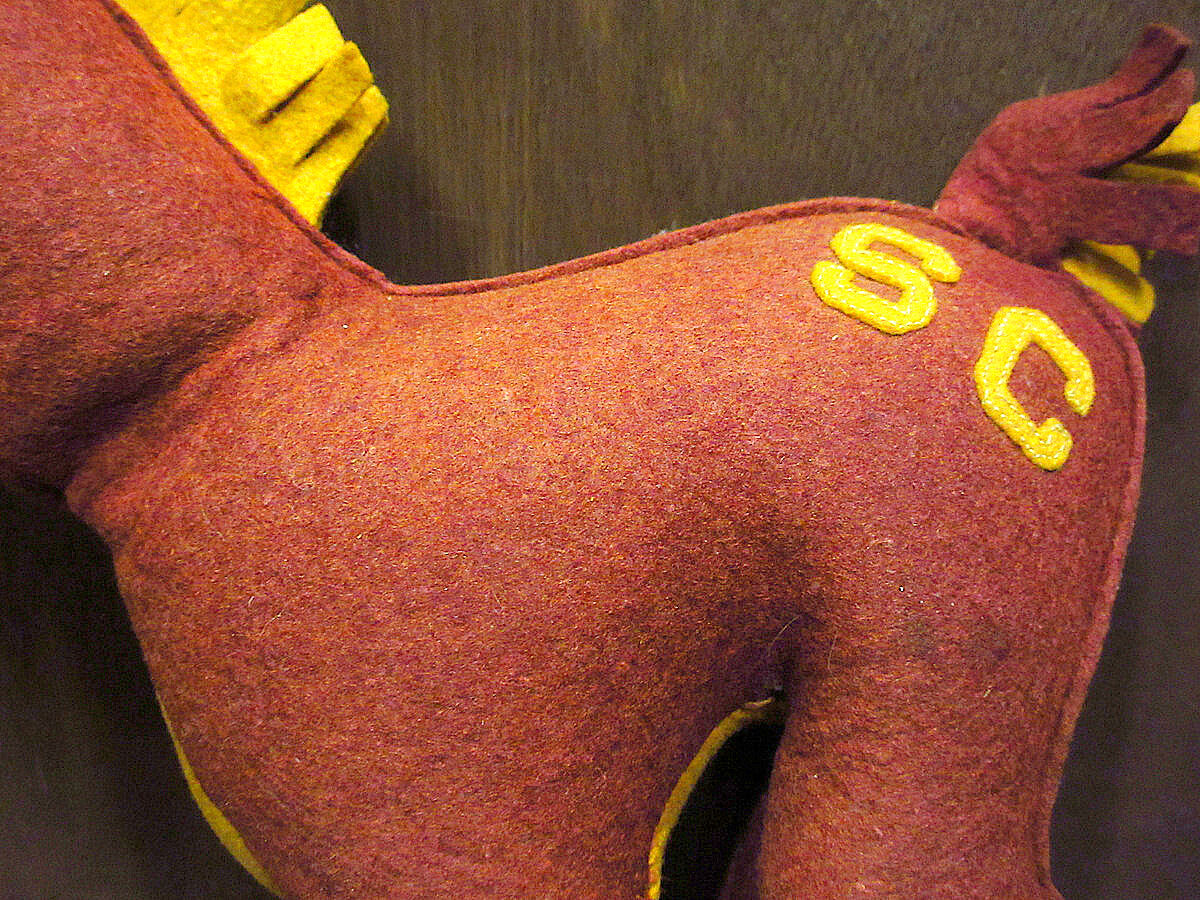 ビンテージ-60's○SCカレッジマスコットドール○220912k5-doll1950s196