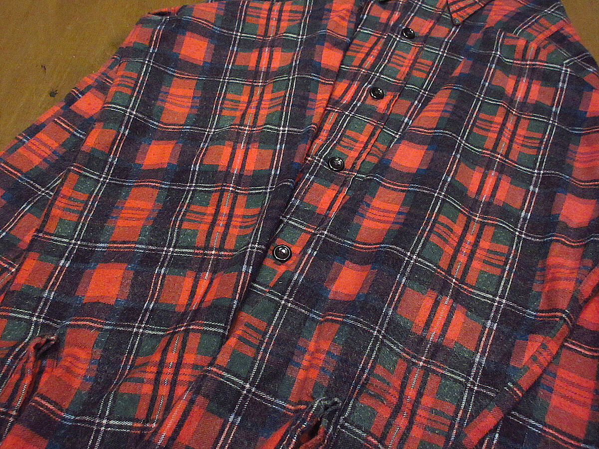 ビンテージ70's○Distinctive Apparel チェックプリント