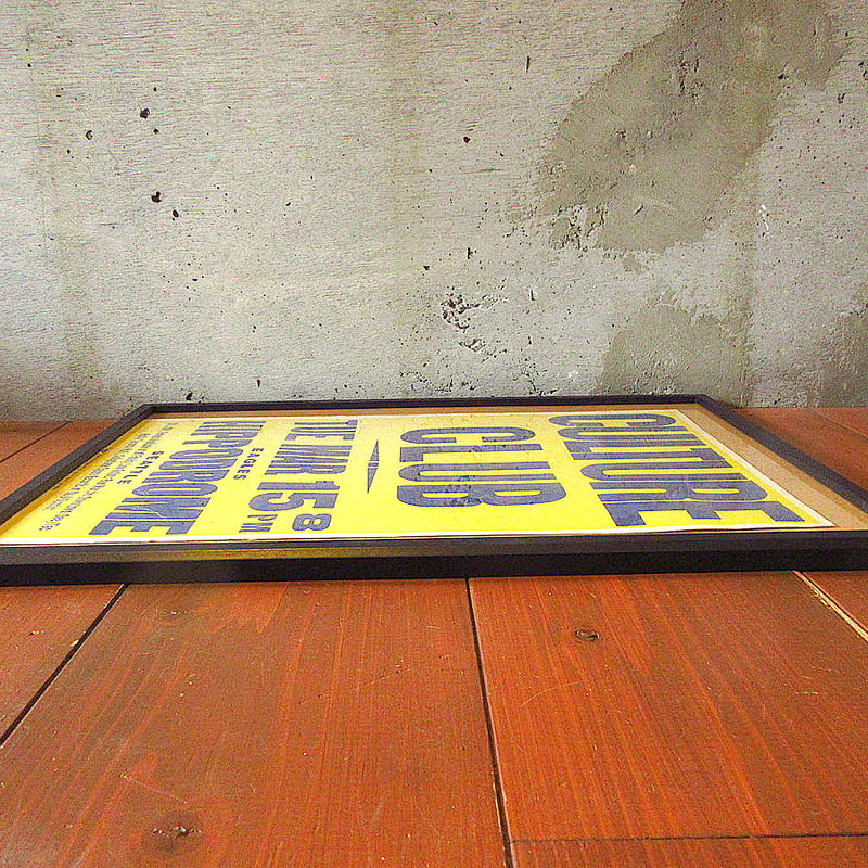 Culture Club ヴィンテージポスター