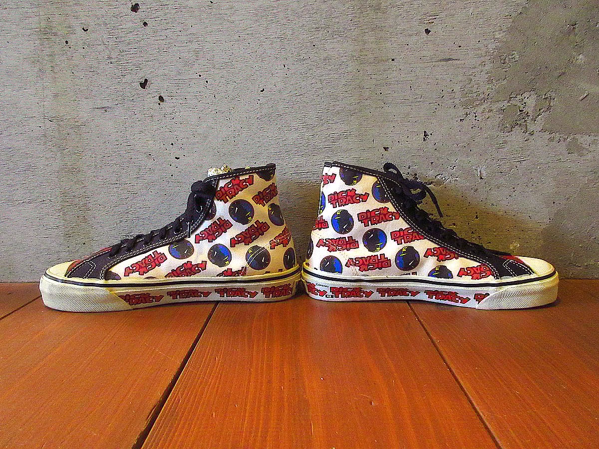 ビンテージ80's DEADSTOCK VANS DICK TRACY HI size 7 2 ビンテージ80's DEADSTOCK VANS DICK TRACY HI size 7 2