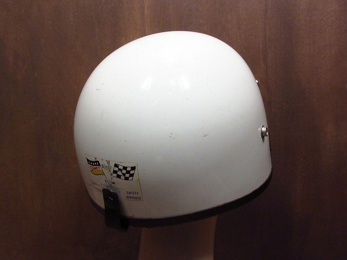 ビンテージ60's○NESCO COMET DELUXE ハーフヘルメット白 XL○21061