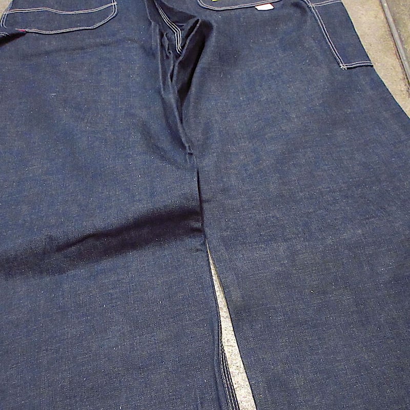 ビンテージ60's○DEADSTOCK BLUE BELLデニムオーバーオール表記 ビンテージ60's○DEADSTOCK BLUE BELLデニムオーバーオール表記