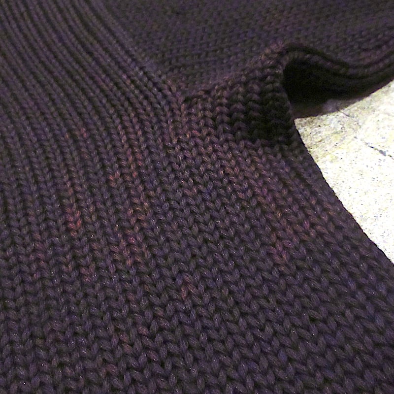 ビンテージ30's40's○Jantzenショールカラーウールセーター黒