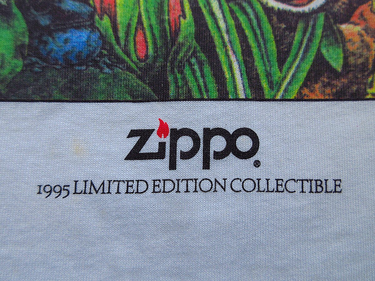 トップス 90s Zippo Mysteries Of The Forest Tee ビンテージ90's○DEADSTOCK Zippo MYSTERIES OF THE FORE