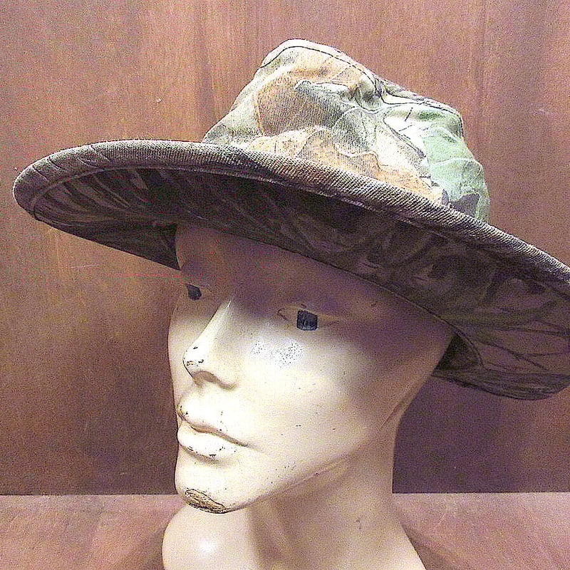 ビンテージ○リアルツリーカモサファリハットsize L○221021m3-m