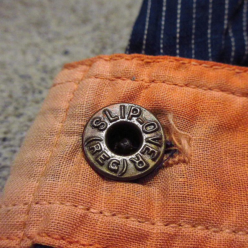 ビンテージ1910's○DEADSTOCK SLIP-OVERキッズウォバッシュ ビンテージ1910's○DEADSTOCK SLIP-OVERキッズウォバッシュ