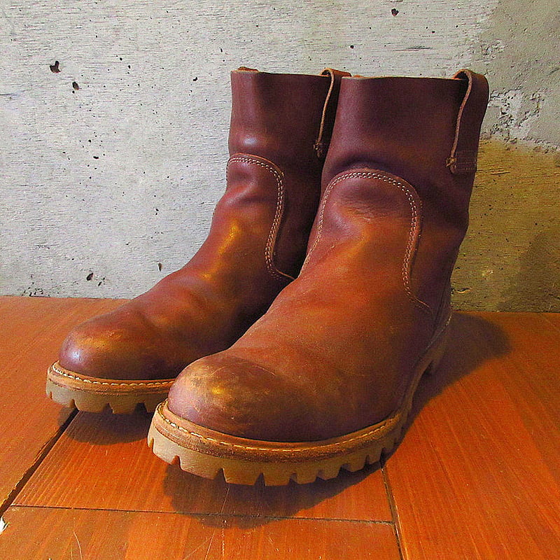 【最終価格】USA製 TIMBERLAND ペコスブーツ ビンテージ○TIMBERLANDペコスブーツ茶size 10M○240813k7-m-bt-2