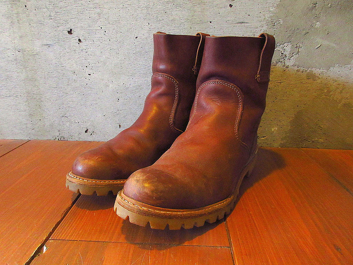 ビンテージ○TIMBERLANDペコスブーツ茶size 10M○240813k7-m-bt-2