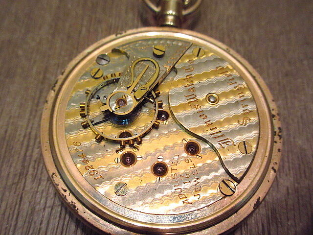ビンテージ1900's○Illinois Watch Co懐中時計○200914n7-wtc