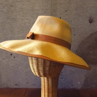 ビンテージ60's70's○スリートーンチューリップハット○210726i1-w-ht