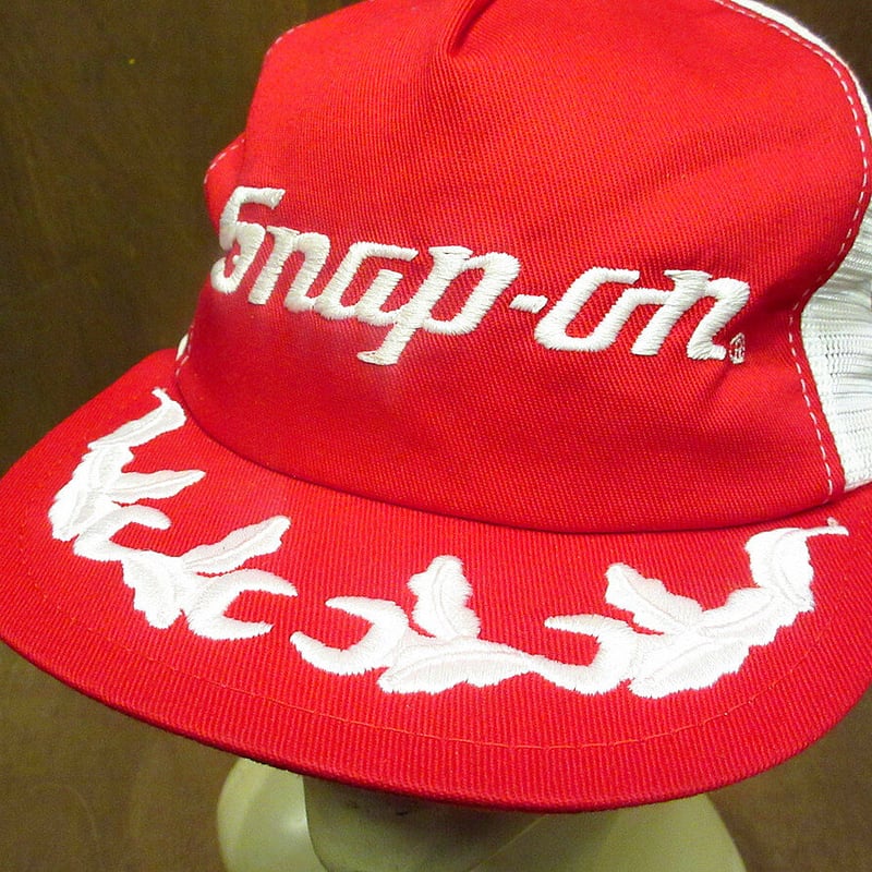 ビンテージ70's80's○K-BRAND Snap-on スナップバックメッシュ